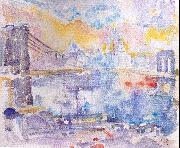 Marin, John Brooklyn Bridge oil on canvas